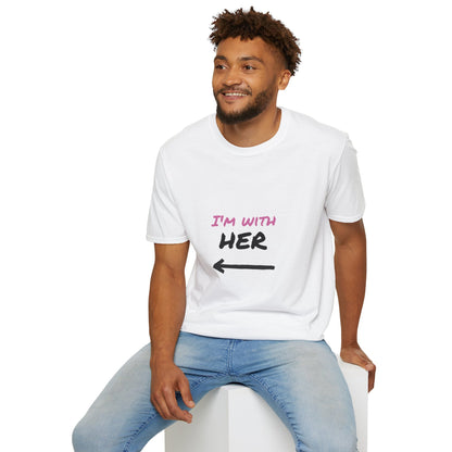 Unisex Softstyle T-Shirt - I'm With Her Statement Tee