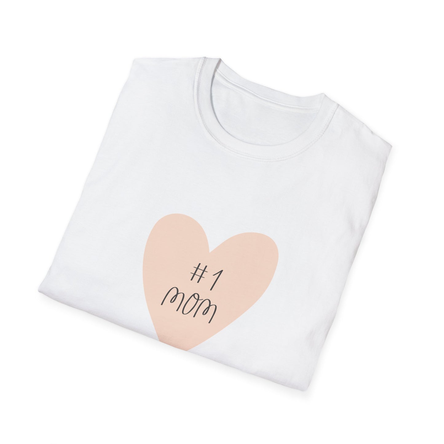 #1 Mom Unisex Softstyle T-Shirt - Perfect Gift for Mother's Day