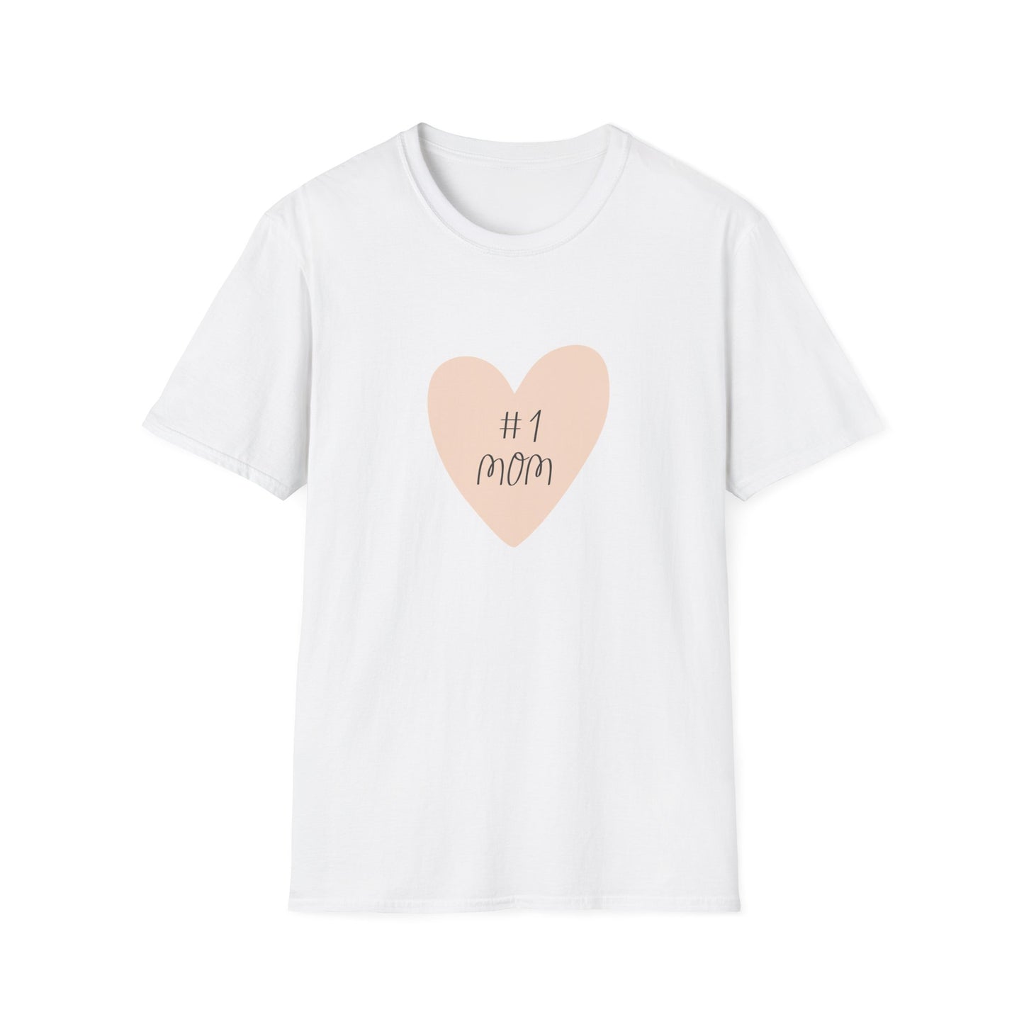 #1 Mom Unisex Softstyle T-Shirt - Perfect Gift for Mother's Day