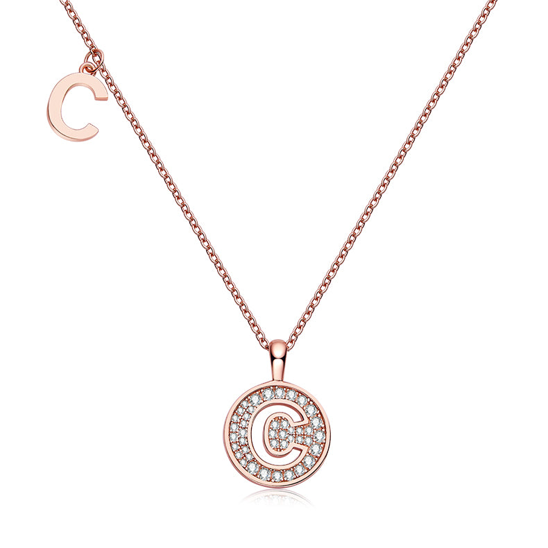 Radiance C Pendant Necklace