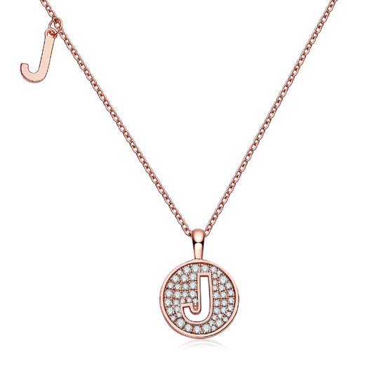 Radiance J Pendant Necklace