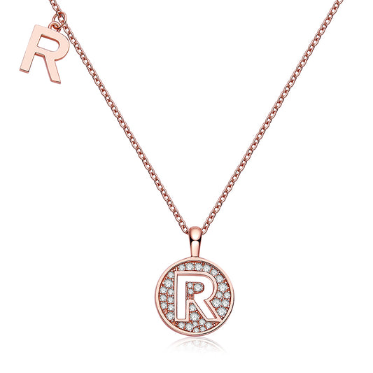 Radiance R Pendant Necklace