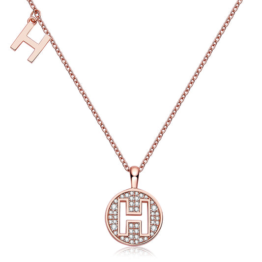 Radiance H Pendant Necklace