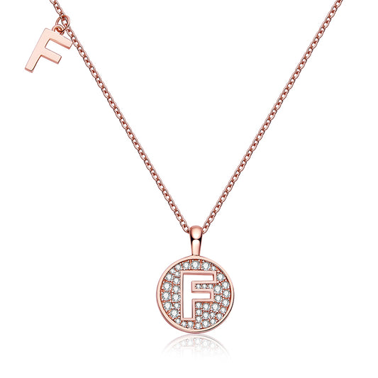 Radiance F Pendant Necklace