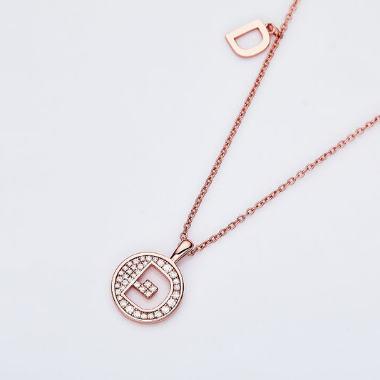 Radiance D Pendant Necklace