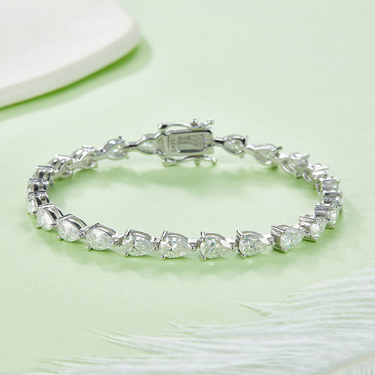 Pear-Cut Tennis Bracelet