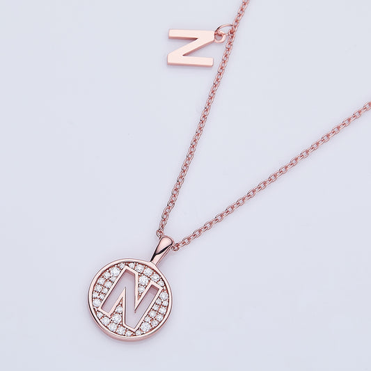 Radiance N Pendant Necklace