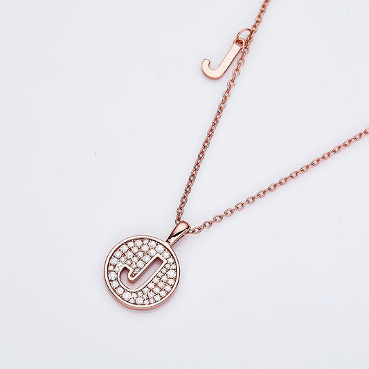 Radiance J Pendant Necklace