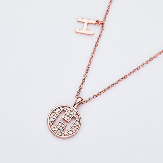 Radiance H Pendant Necklace