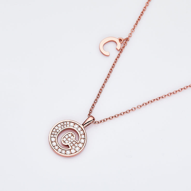 Radiance C Pendant Necklace