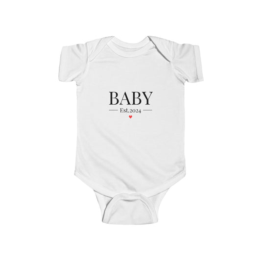 Personalized Baby Bodysuit - Established 2024