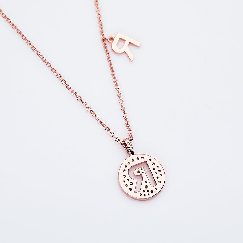 Radiance R Pendant Necklace