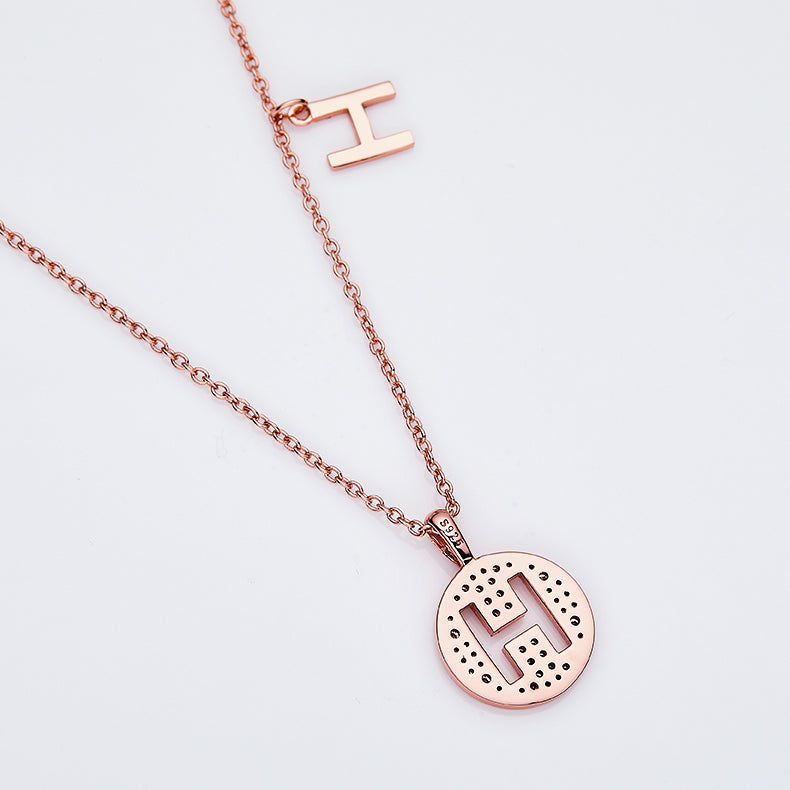 Radiance H Pendant Necklace