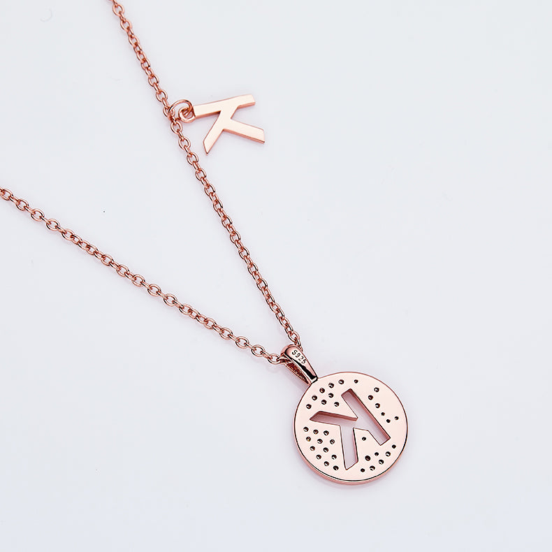 Radiance K Pendant Necklace