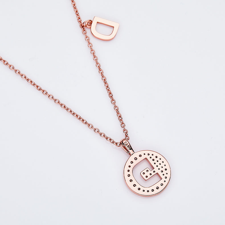 Radiance D Pendant Necklace