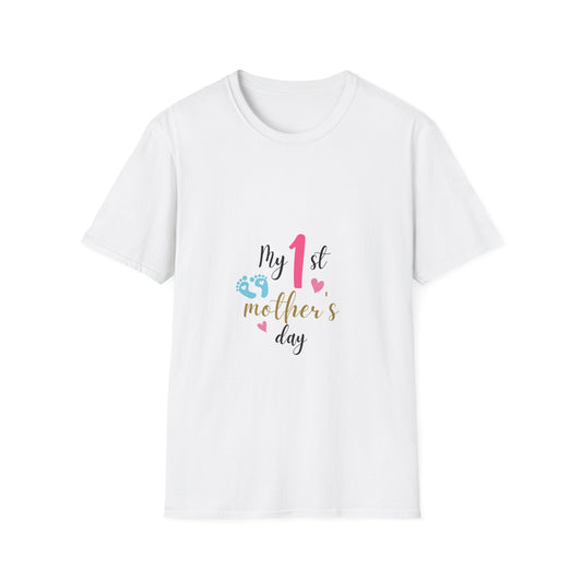 My 1st Mother's Day Unisex Softstyle T-Shirt