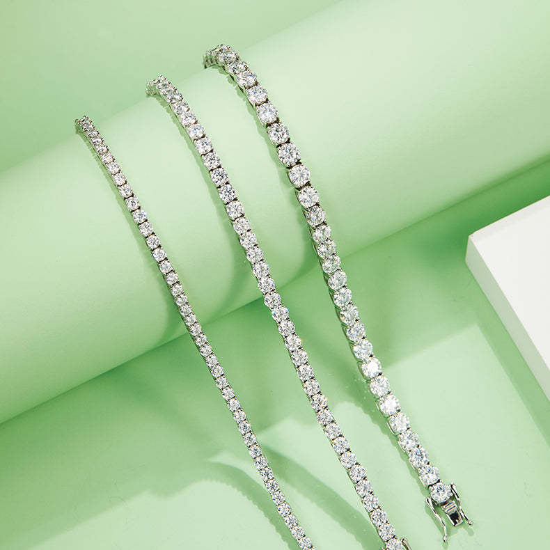 Classic Four-Prong Tennis Bracelet