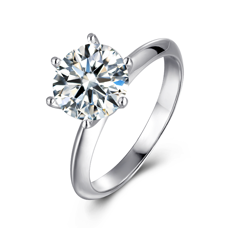 Classic Six-Prong Solitaire Engagement Ring