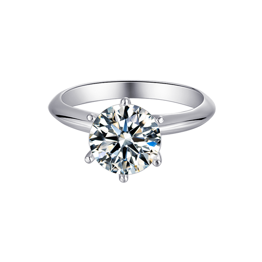 Classic Six-Prong Solitaire Engagement Ring