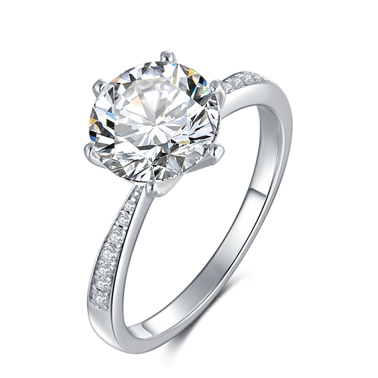 Classic Micro-Pavé Engagement Ring