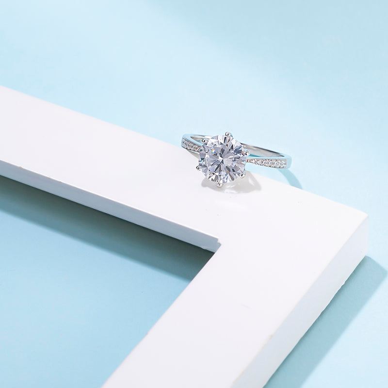 Classic Micro-Pavé Engagement Ring