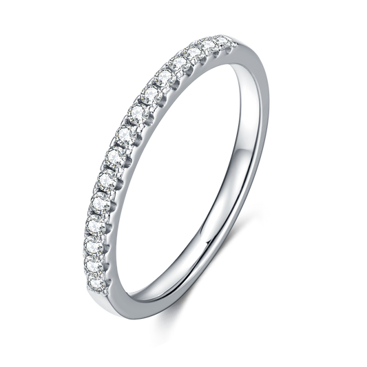 Classic Half-circle Eternity Band Ring