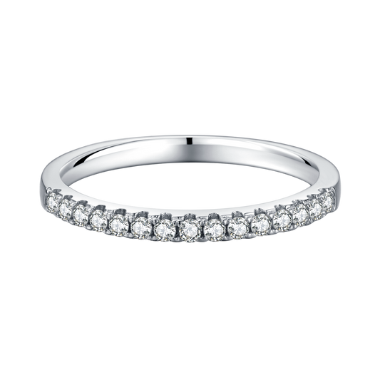 Classic Half-circle Eternity Band Ring