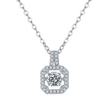 Dancing Princess Square Necklace