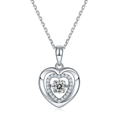 Dancing Love Heart Necklace