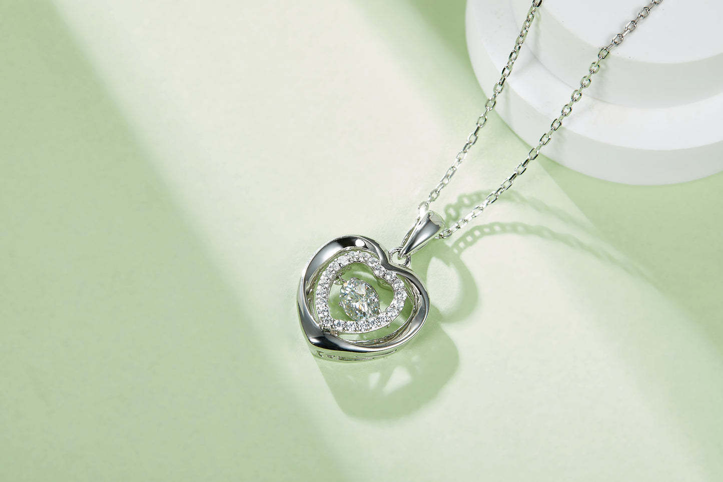 Dancing Love Heart Necklace