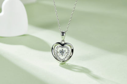 Dancing Love Heart Necklace