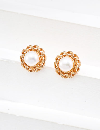 Artistic Natural Pearl Earrings