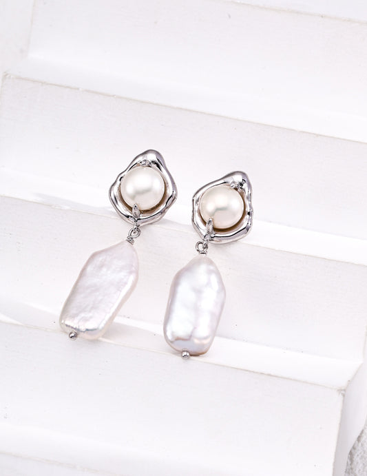 Natural Pearl Earrings