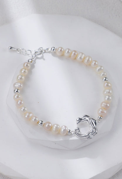 Ocean Wave Pearl Bracelet