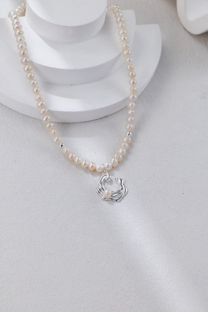 Ocean Wave Pearl Necklace