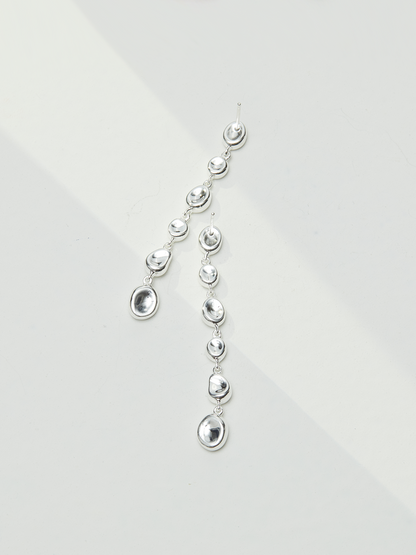 Lava Pure Silver Long Earrings