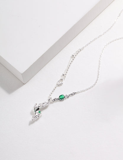 Lava Zircon Necklace