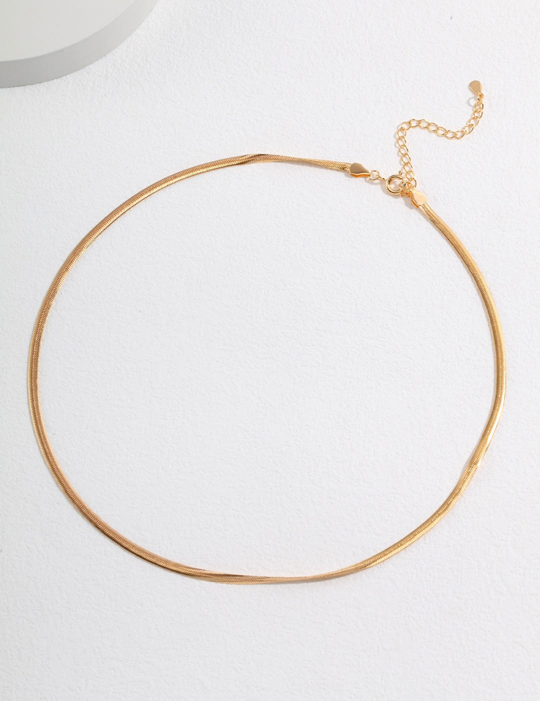 Wide Curb Chain Necklace