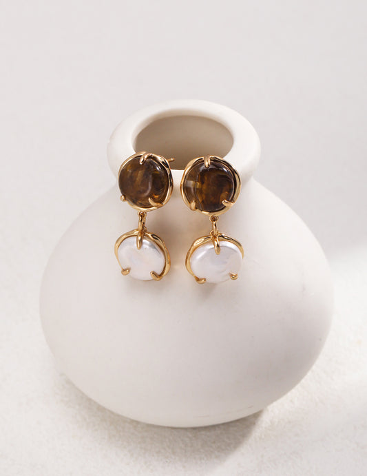 Sterling Silver Pearl Earrings