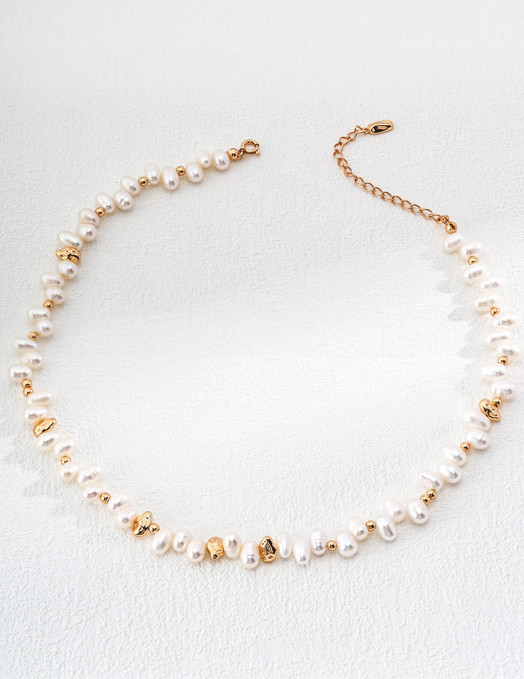 Silver Natural Pearl Necklace