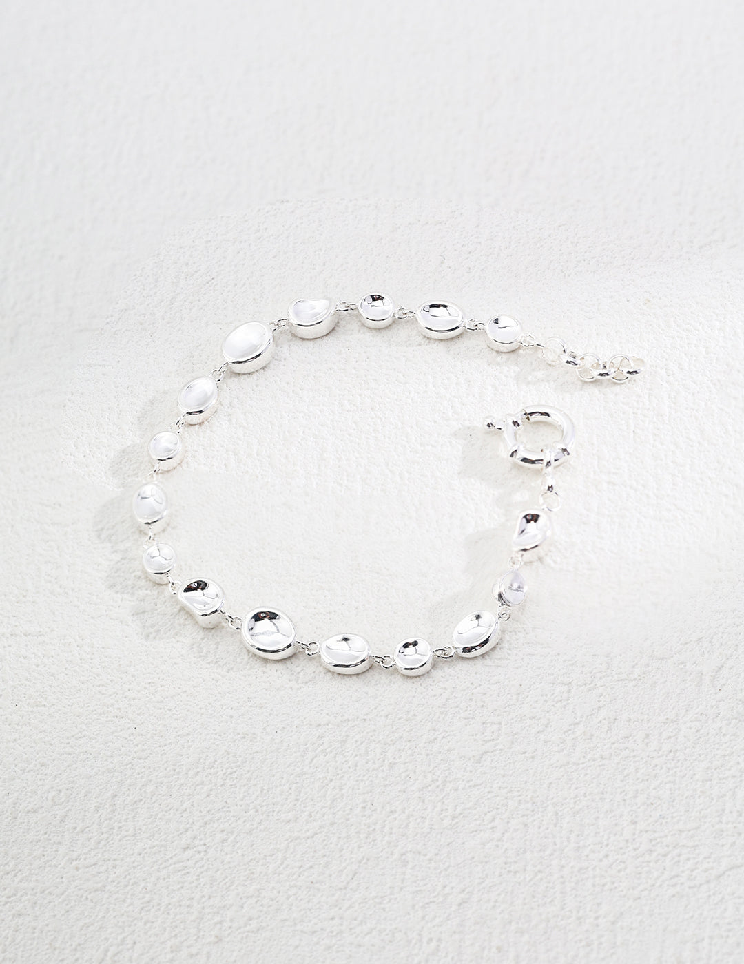 Lava Silver Bracelet