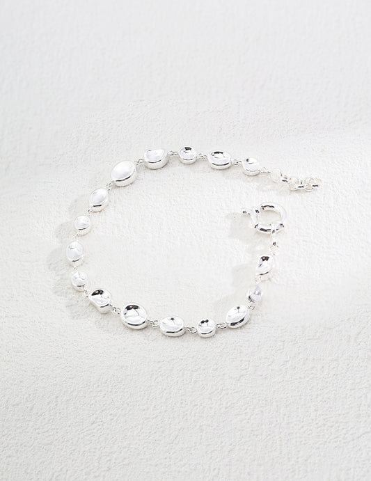 Lava Silver Bracelet