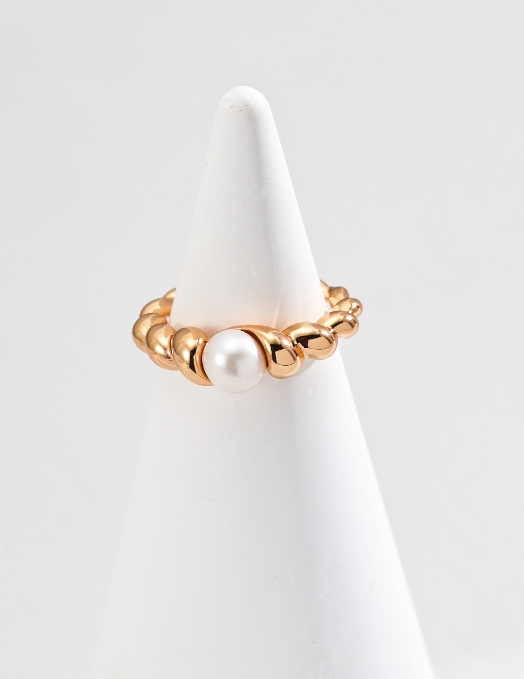 Minimalist Natural Pearl Ring